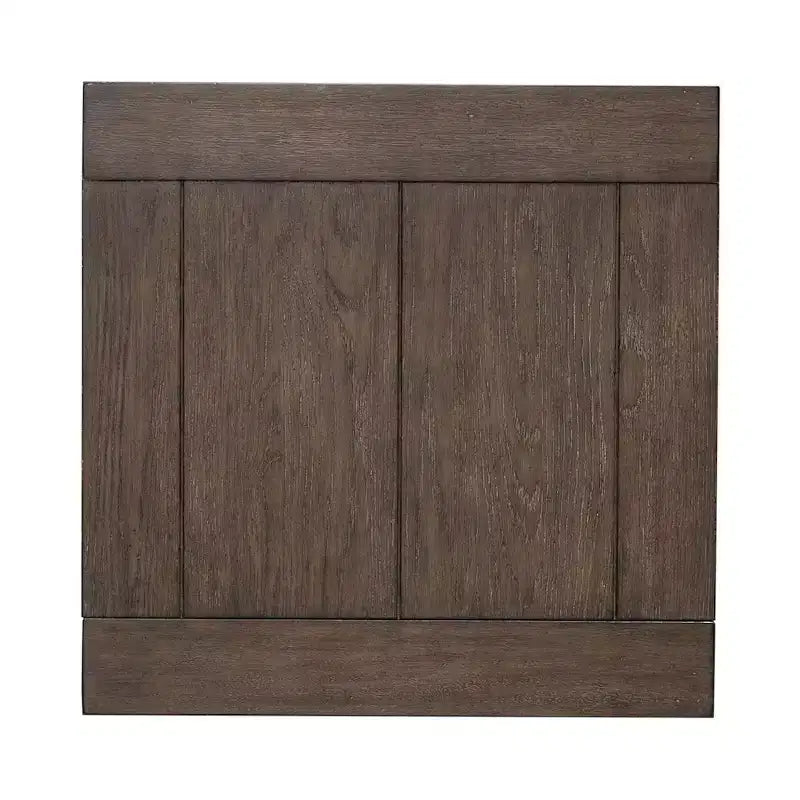 Table d'appoint de salon carrée – Fini espresso satiné