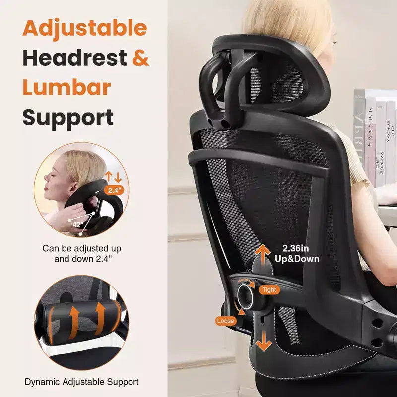 Chaise de bureau à roulettes avec dossier en maille entrecroisée