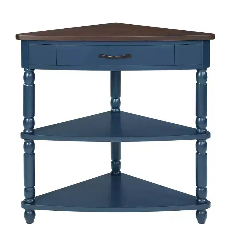 Table d'appoint d'angle triangulaire – idéale pour les petits espaces et les salons