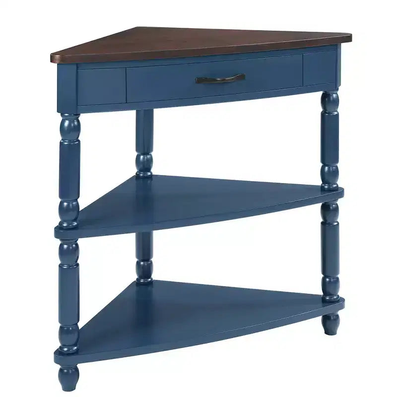 Table d'appoint d'angle triangulaire – idéale pour les petits espaces et les salons