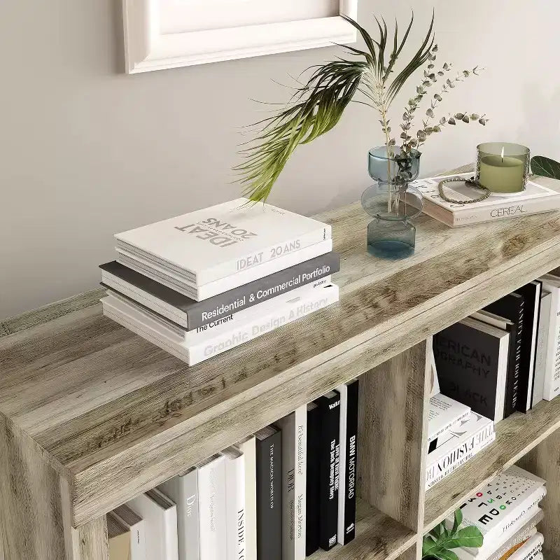 Étagère de rangement 6 cubes, bibliothèque à casiers, étagère moderne, bibliothèque ouverte en bois (convient pour les chambres, les salles de classe et les bureaux)