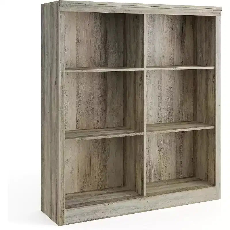 Étagère de rangement 6 cubes, bibliothèque à casiers, étagère moderne, bibliothèque ouverte en bois (convient pour les chambres, les salles de classe et les bureaux)