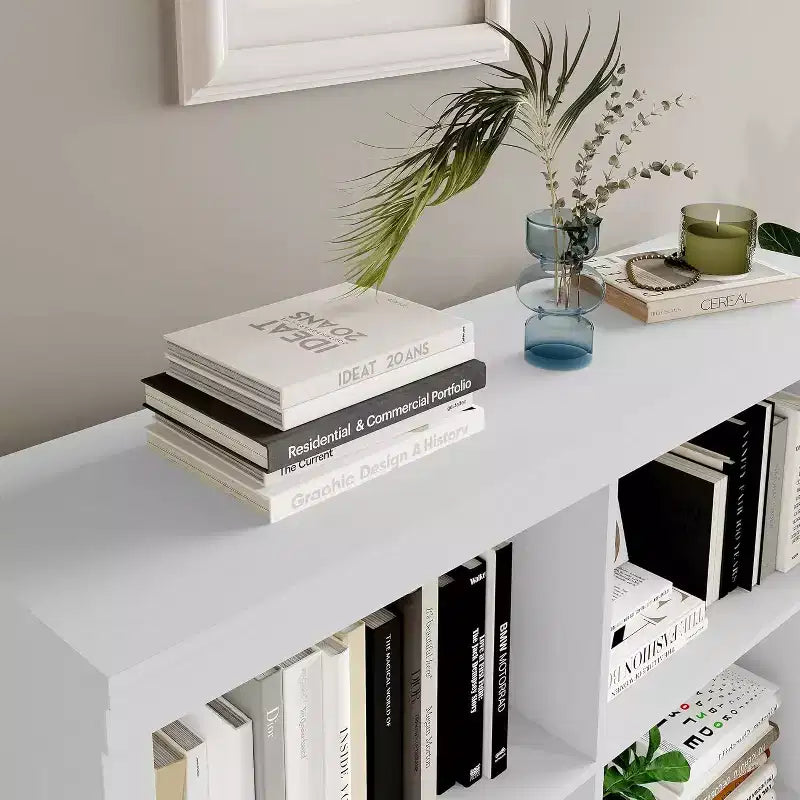 Étagère de rangement 6 cubes, bibliothèque à casiers, étagère moderne, bibliothèque ouverte en bois (convient pour les chambres, les salles de classe et les bureaux)