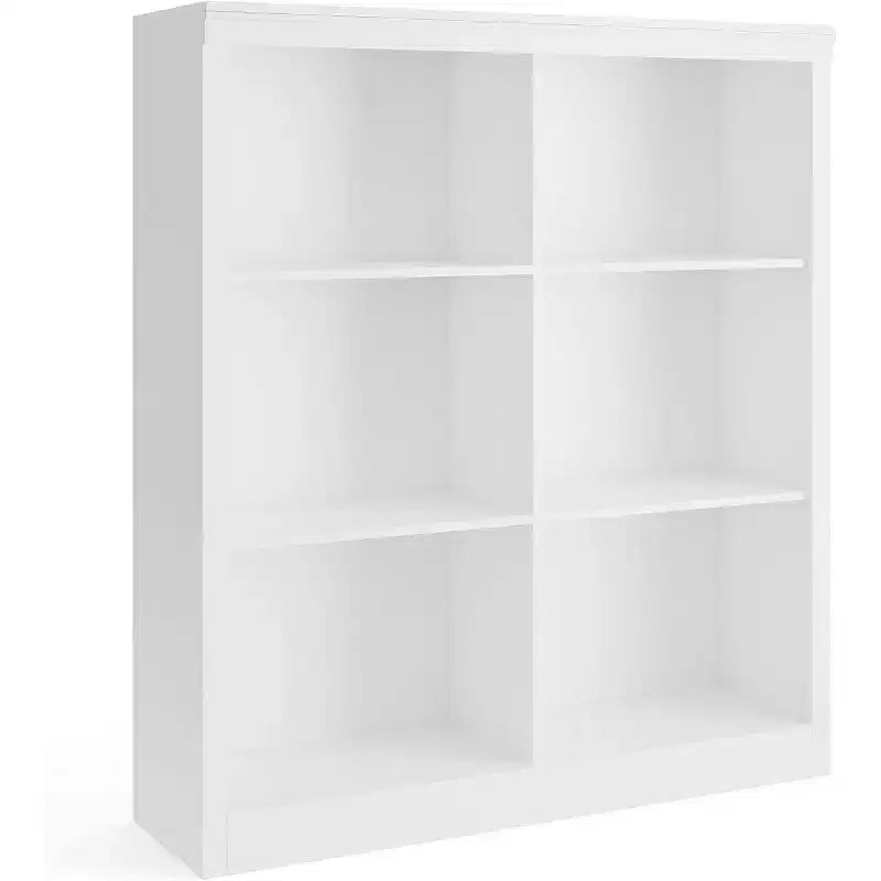 Étagère de rangement 6 cubes, bibliothèque à casiers, étagère moderne, bibliothèque ouverte en bois (convient pour les chambres, les salles de classe et les bureaux)