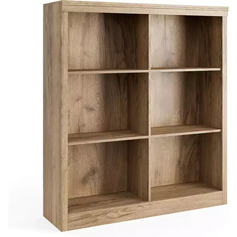 Étagère de rangement 6 cubes, bibliothèque à casiers, étagère moderne, bibliothèque ouverte en bois (convient pour les chambres, les salles de classe et les bureaux)