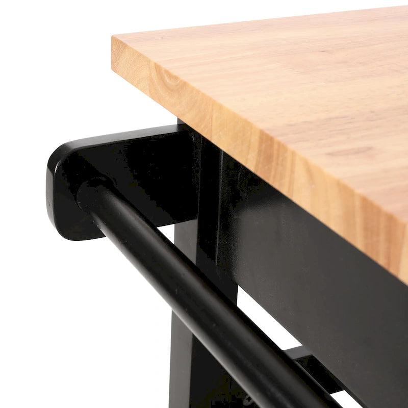 Kitchen Island Cart With Lockable Wheels, Utility Kitchen Cart With 1 Drawer, 3 Open Storage Shelves And Cabinet