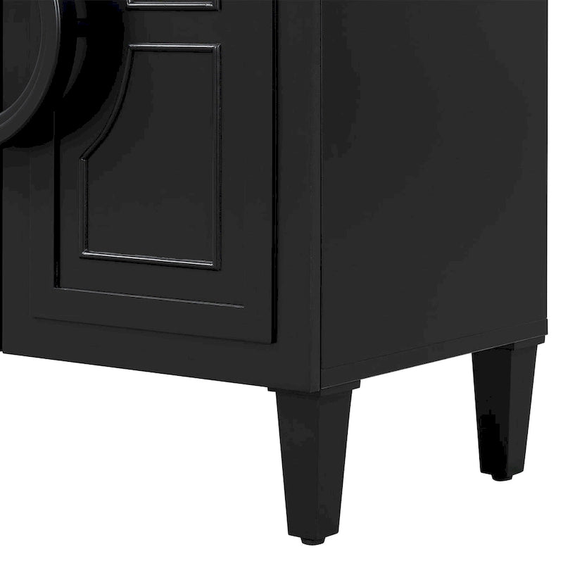 Four-door sideboard with French-Inspired,Suitable for Living Rooms, Entrance and Study Rooms