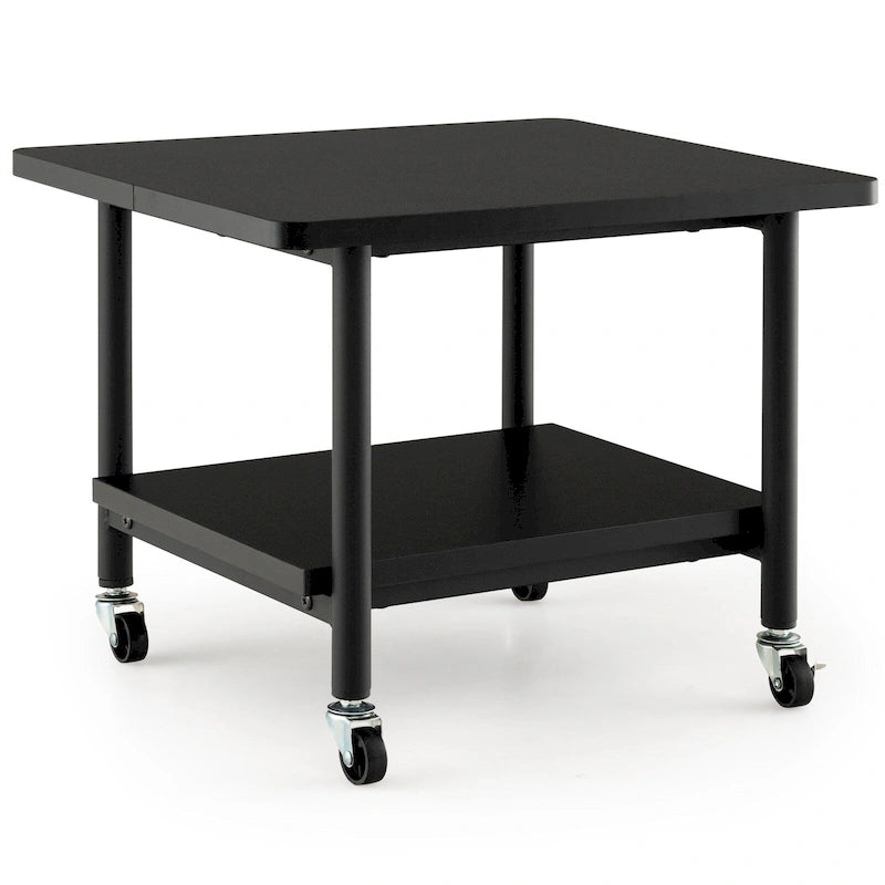 Gymax Printer Stand w/ Storage Under Desk Printer Table w/ 4 Wheels - See Details
