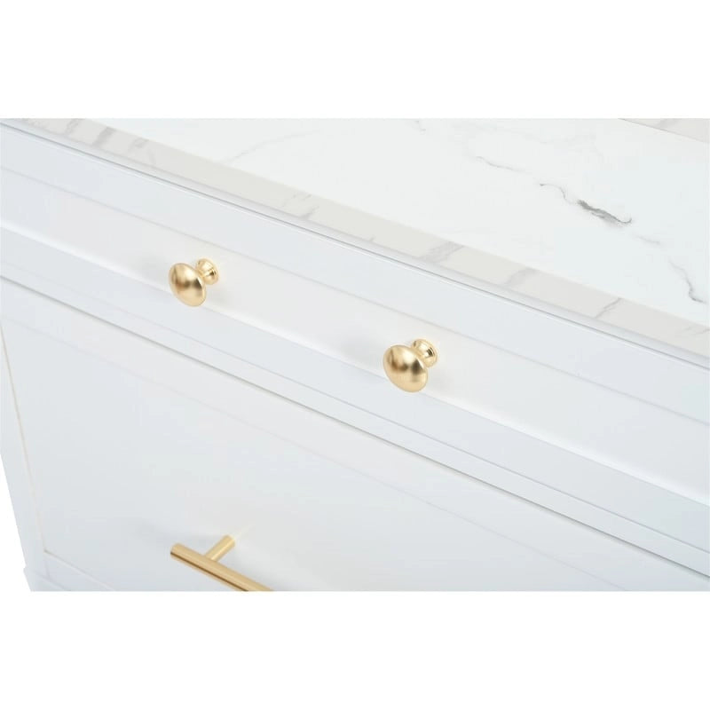 Freestanding Kitchen Pantry Cabinet Combo/Single Kitchen Pantry, Tall Kitchen Hutch with Storage Drawers and Adjustable Shelf