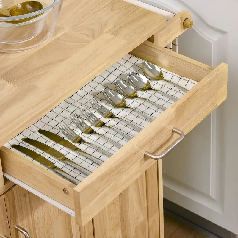 Kitchen Island On Wheels(no include stool)