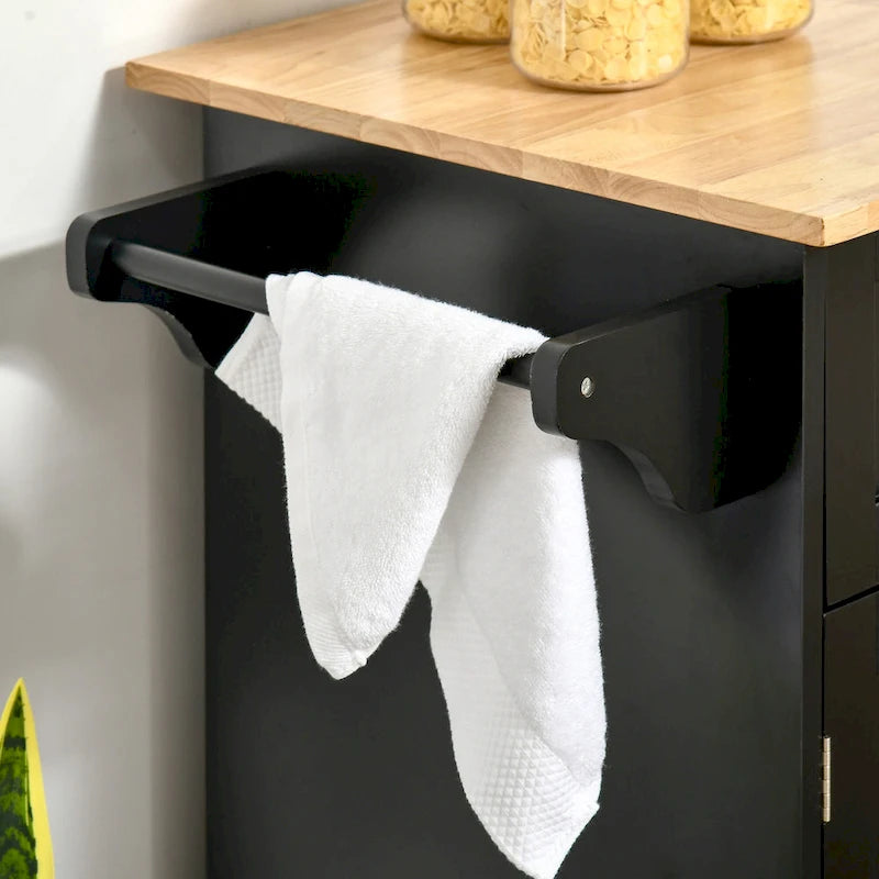 41 Modern Rolling Kitchen Island On Wheels(no include stool)