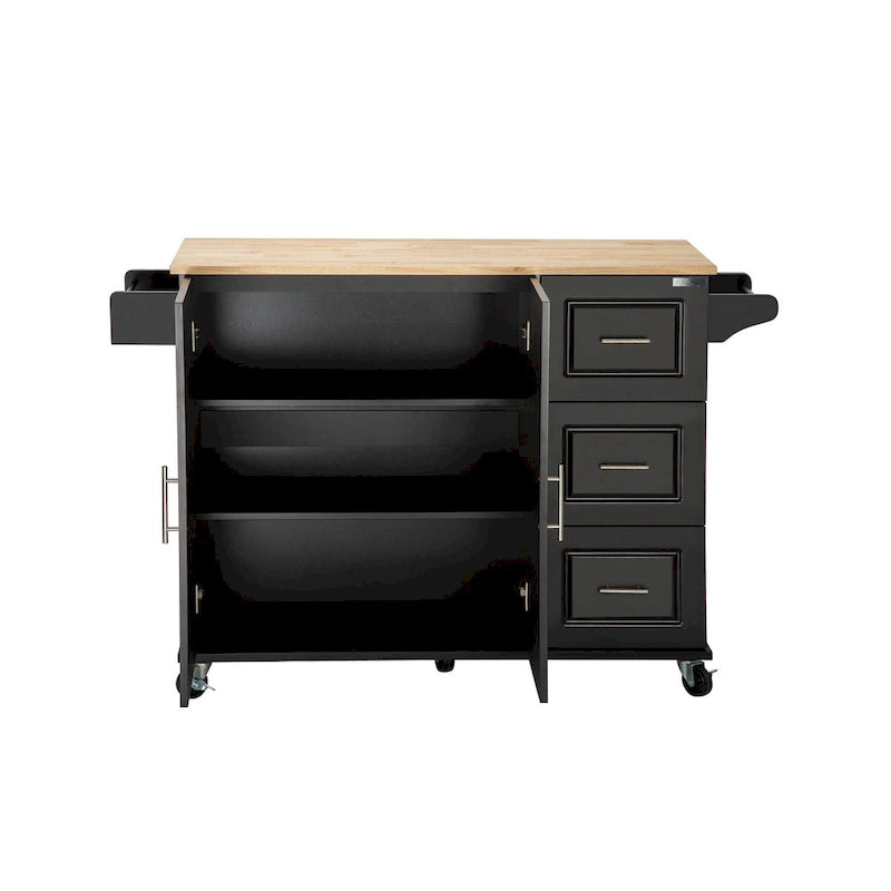 Kitchen Island & Kitchen Cart(no include stool)