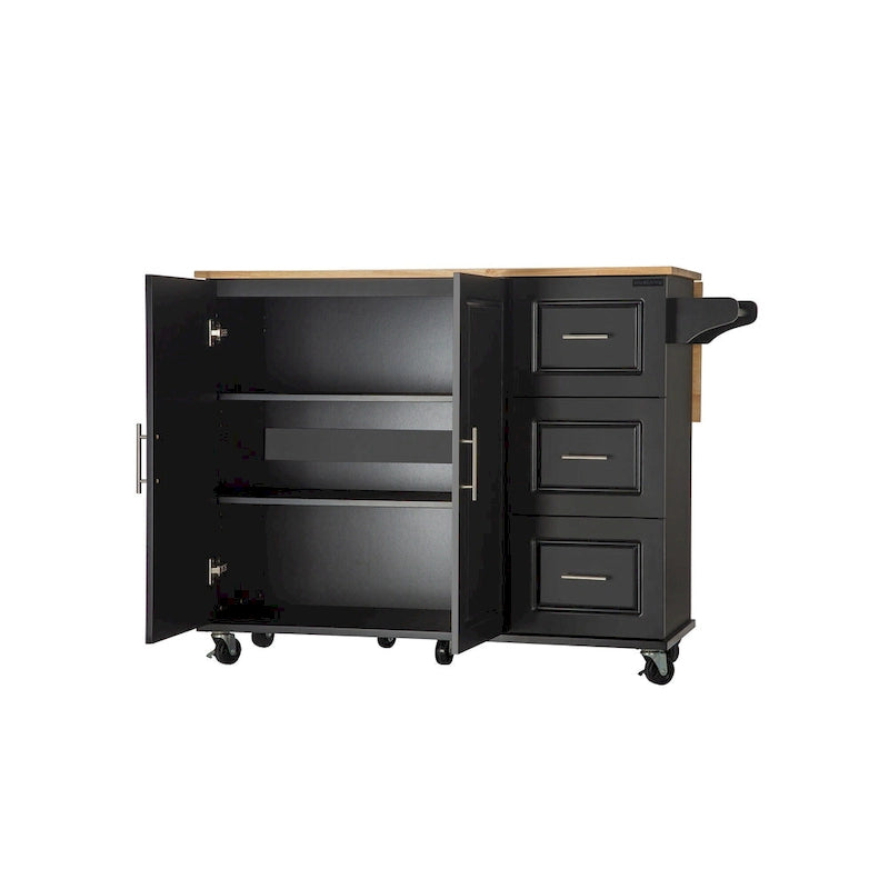 Kitchen Island & Kitchen Cart(no include stool)