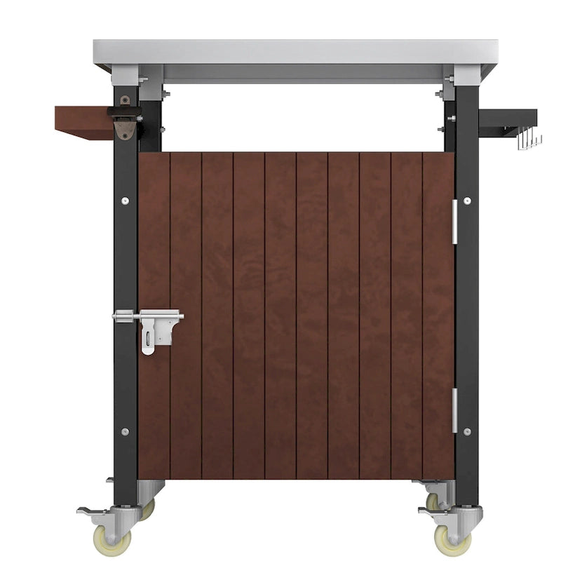 Outdoor Grill Cart With Stainless Steel Tabletop(no include stool)