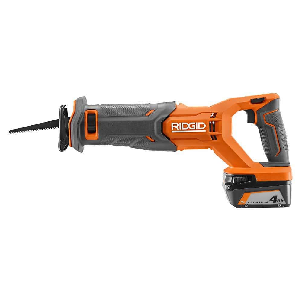 18V Cordless Reciprocating Saw with (2) 4.0 Ah Batteries, 18V Charger, and Bag R8646B-AC93044SBN