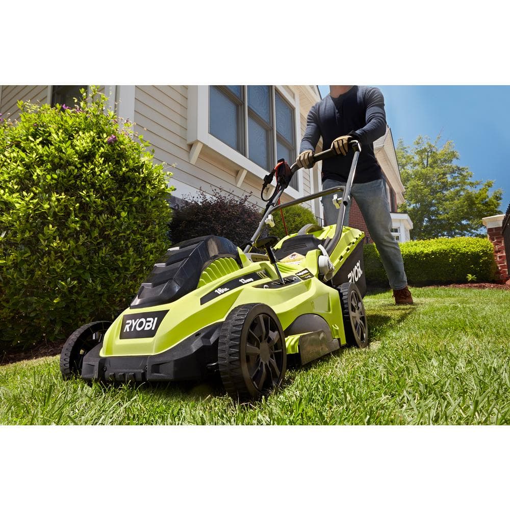 16 in. 13 Amp Corded Electric Walk Behind Push Mower RYAC160