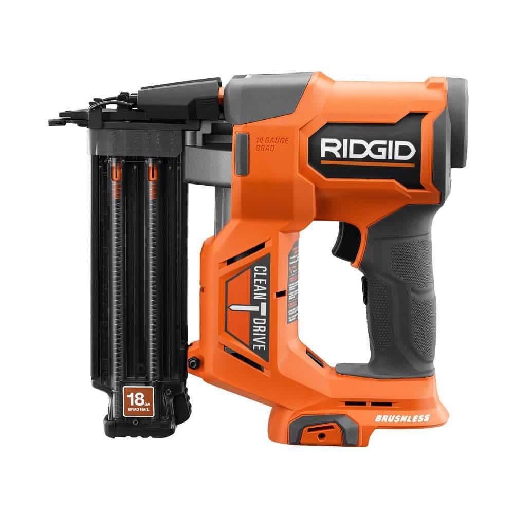 18V Brushless Cordless 18-Gauge 2-1/8 in. Brad Nailer w/ Brushless 16-Gauge 2-1/2 in Straight Finish Nailer (Tools Only) R09891B-R09892B