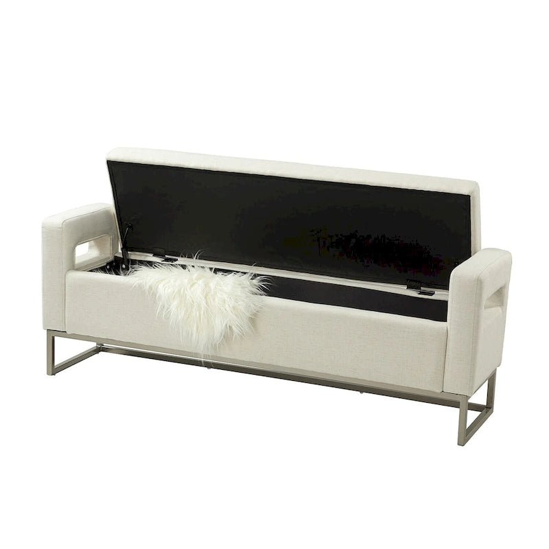 Diana Modern Upholstered Bench with Storage Space