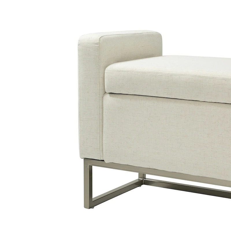 Diana Modern Upholstered Bench with Storage Space