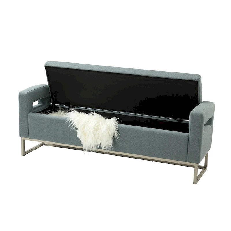 Diana Modern Upholstered Bench with Storage Space