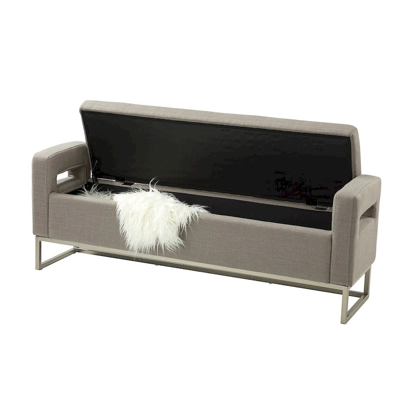 Diana Modern Upholstered Bench with Storage Space