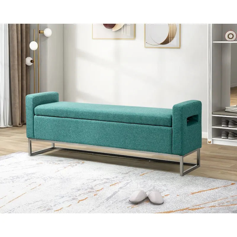 Diana Modern Upholstered Bench with Storage Space