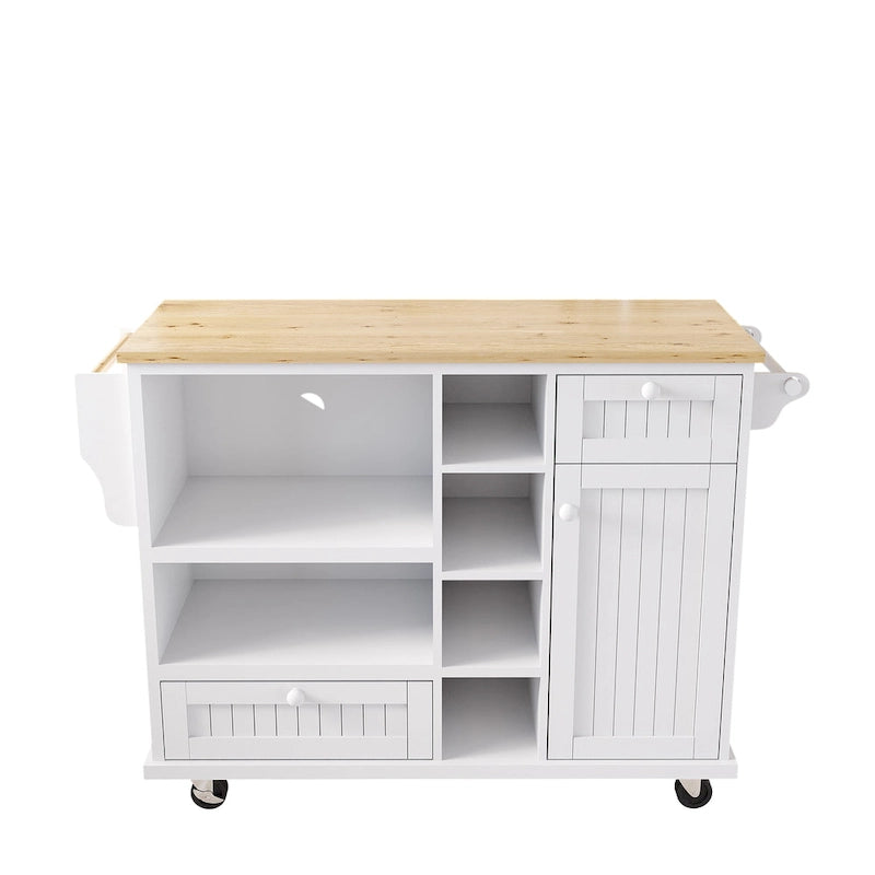 Kitchen Island Cart with Storage