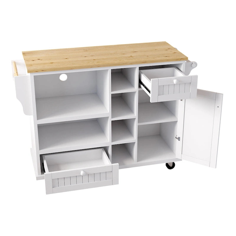 Kitchen Island Cart with Storage