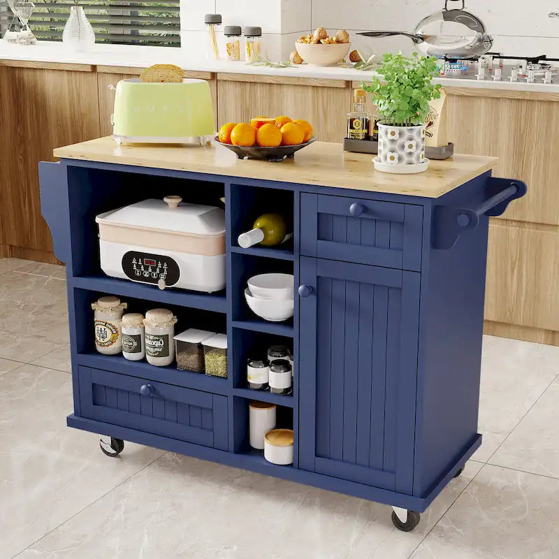 Kitchen Island Cart with Storage