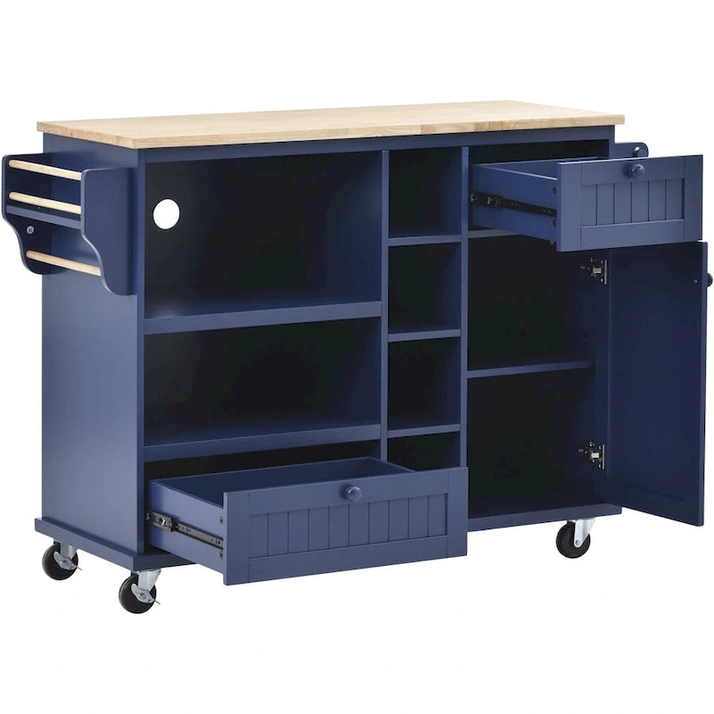 Kitchen Island Cart with Storage