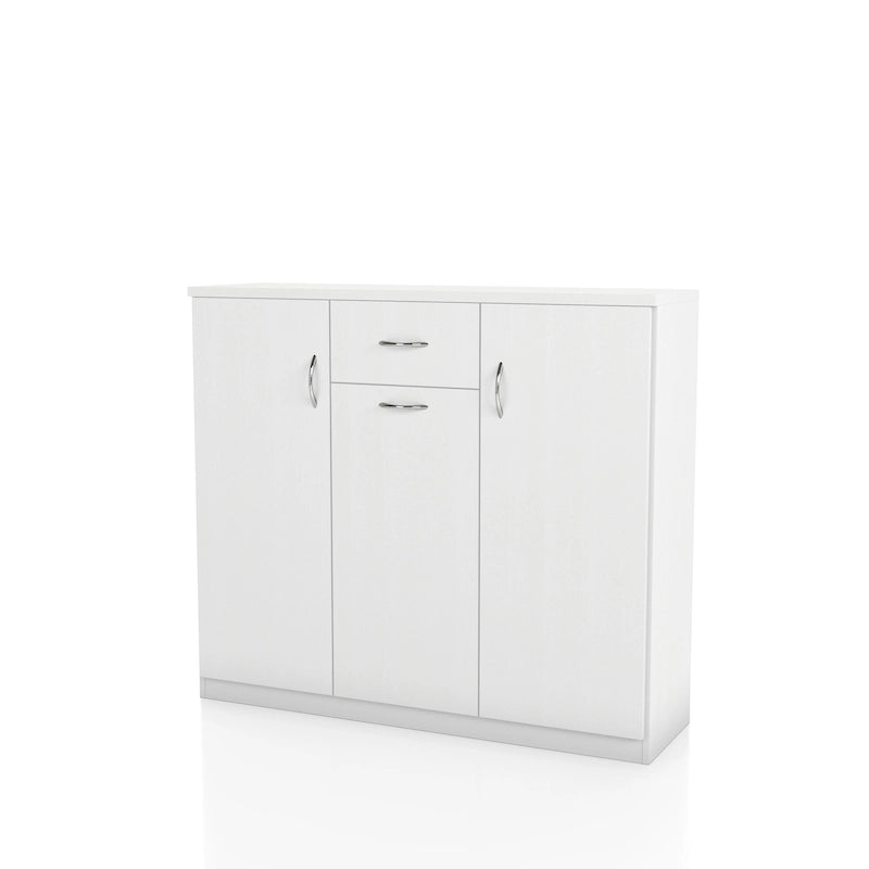 Ekko Contemporary 10-Shelf Shoe Cabinet with 1-Drawer by Furniture of America