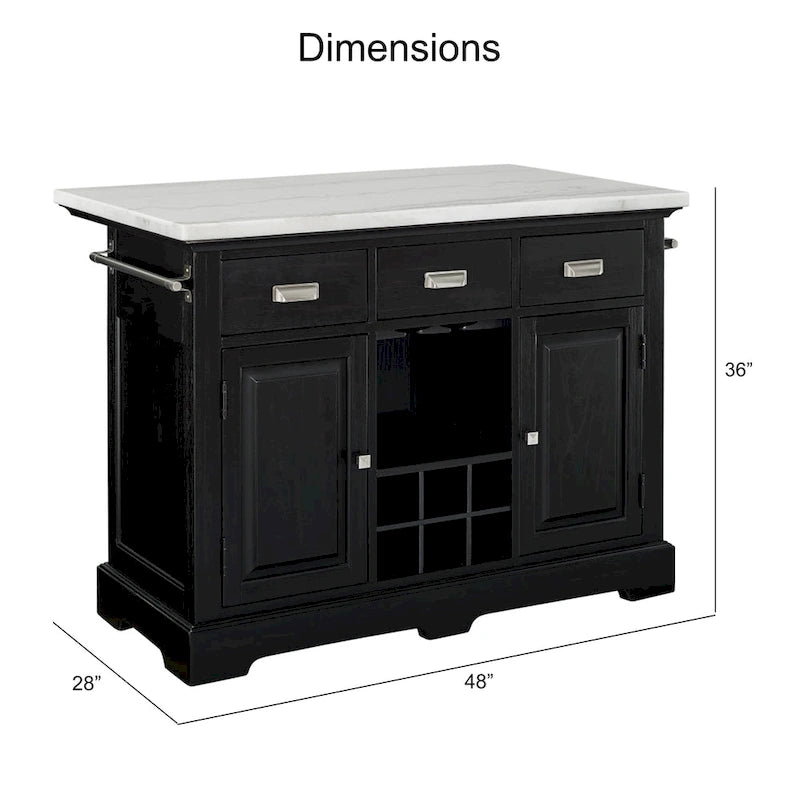 Steve Silver Ariana Kitchen Island 3-Piece Set