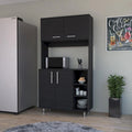 FM Furniture Colorado Pantry Cabinet with Three Open Shelves - N/A