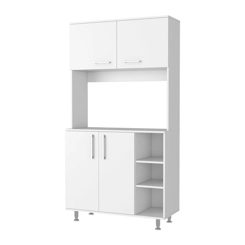 FM Furniture Colorado Pantry Cabinet with Three Open Shelves - N/A