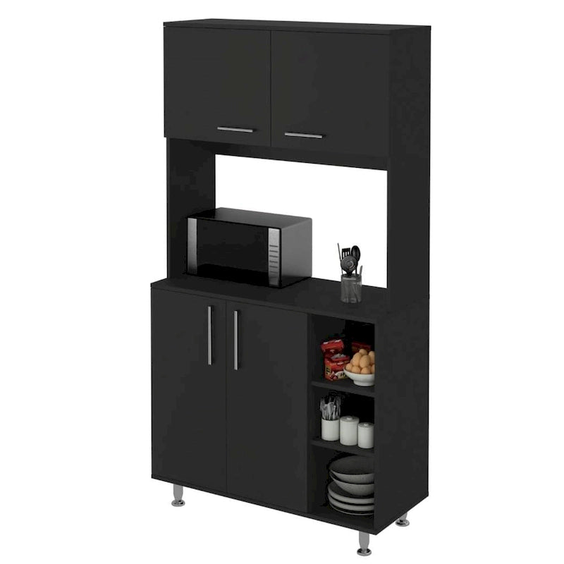 FM Furniture Colorado Pantry Cabinet with Three Open Shelves - N/A