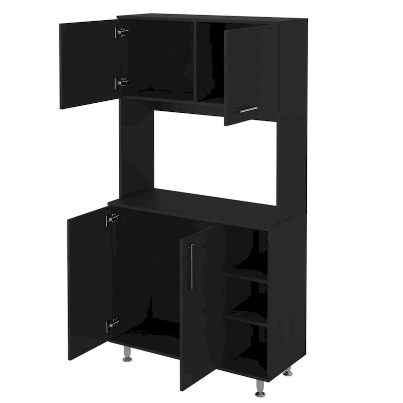FM Furniture Colorado Pantry Cabinet with Three Open Shelves - N/A