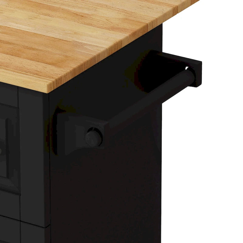 Kitchen Island Cart with 2 Door