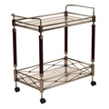 Silver Orchid Rita Serving Cart
