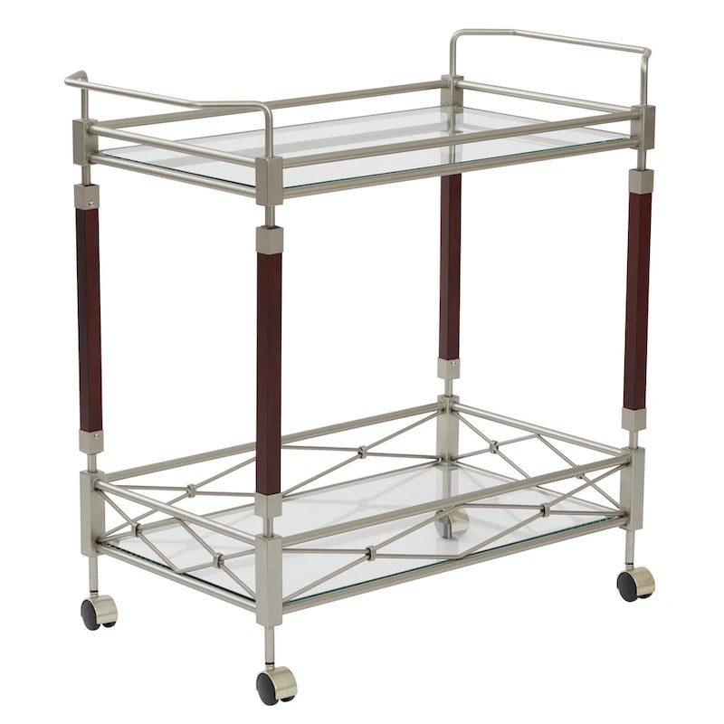 Silver Orchid Rita Serving Cart