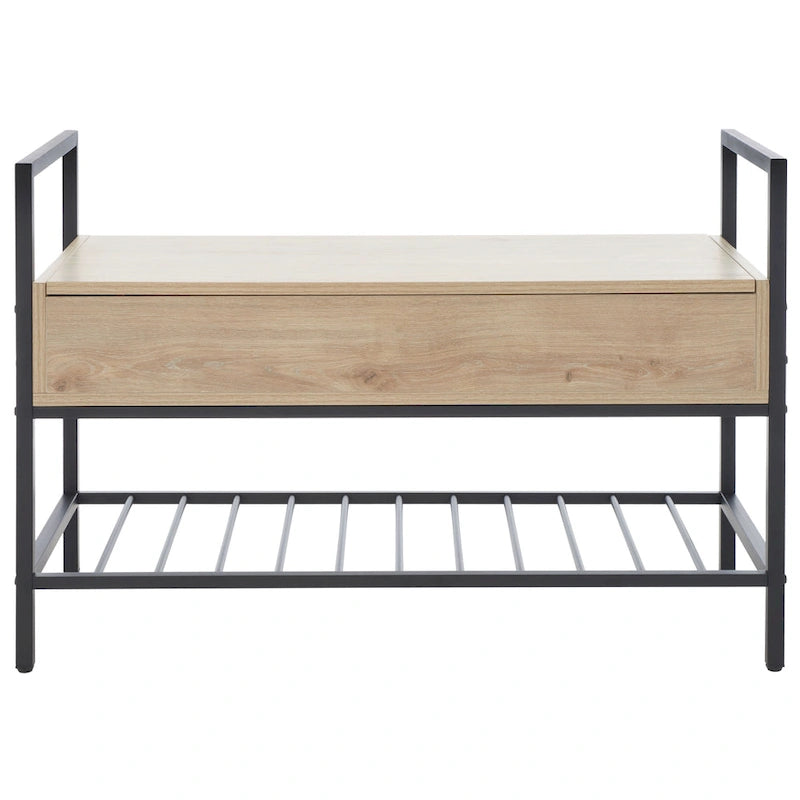 SAFAVIEH Polymnia Storage Bench - 35 W x 16 D x 24 H - 35Wx16Dx24H
