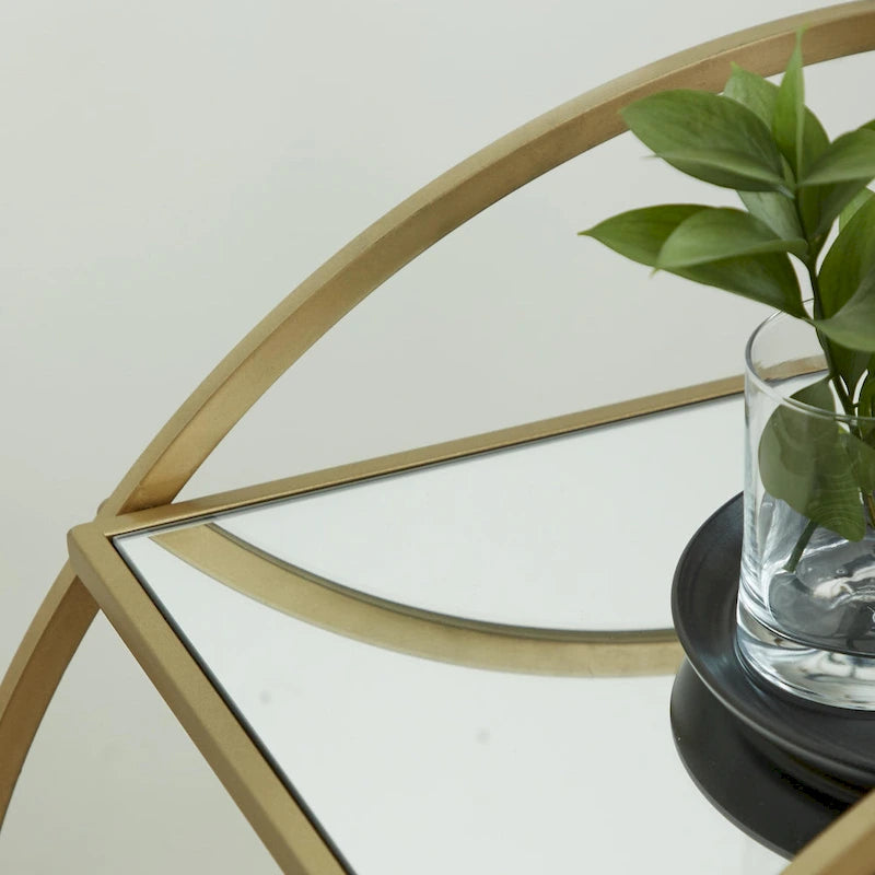 Iron Contemporary Bar Cart 30 x 27 x 15