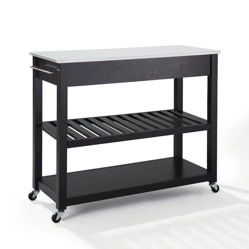 Crosley Full Size Granite Top Kitchen Prep Cart - 43W x 17D x 35H