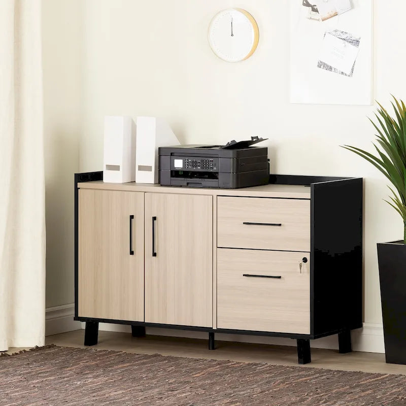 South Shore Kozack 2-drawer Credenza with Doors