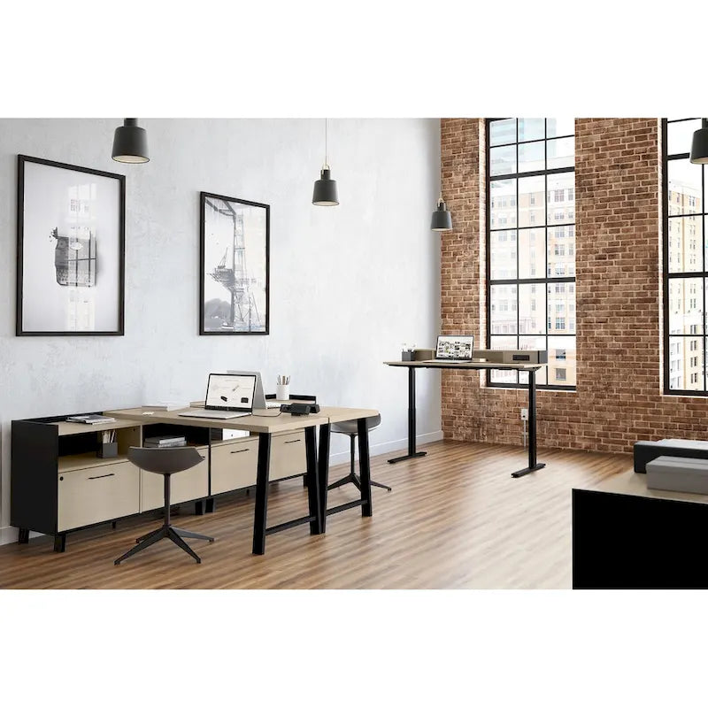 South Shore Kozack 2-drawer Credenza with Doors