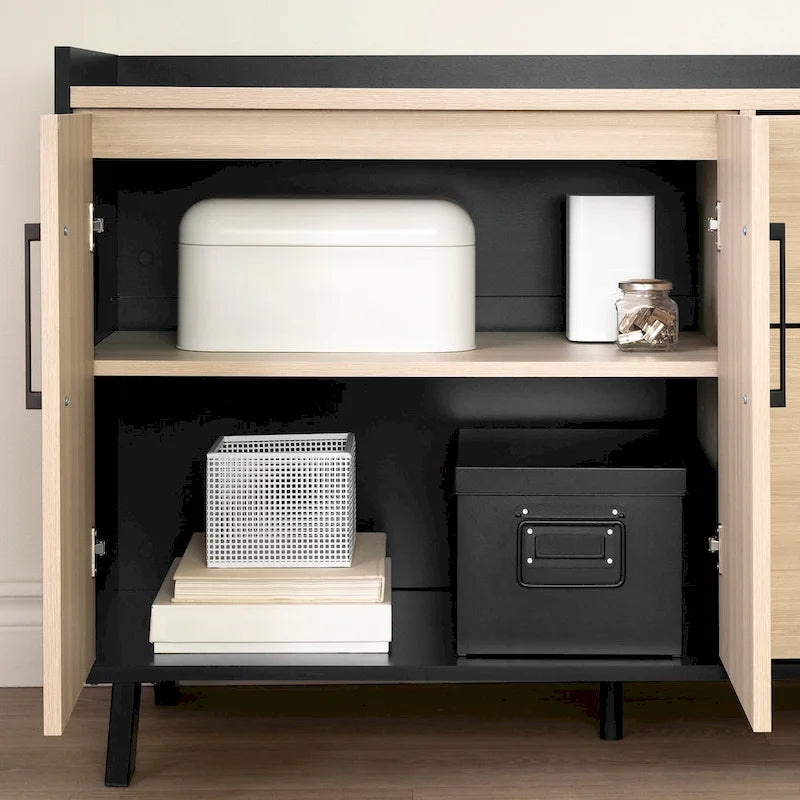 South Shore Kozack 2-drawer Credenza with Doors