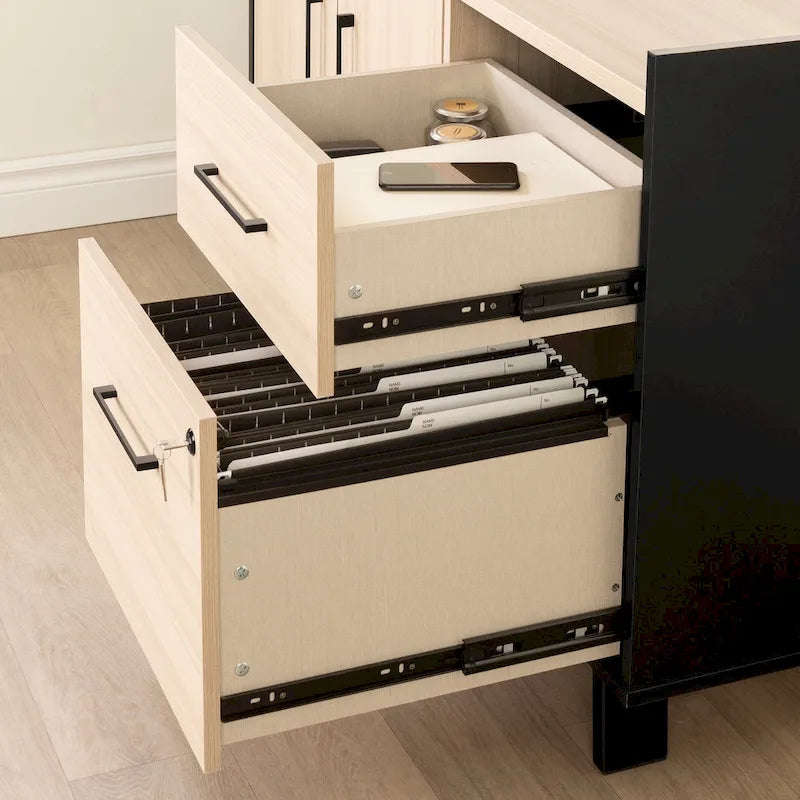 South Shore Kozack 2-drawer Credenza with Doors