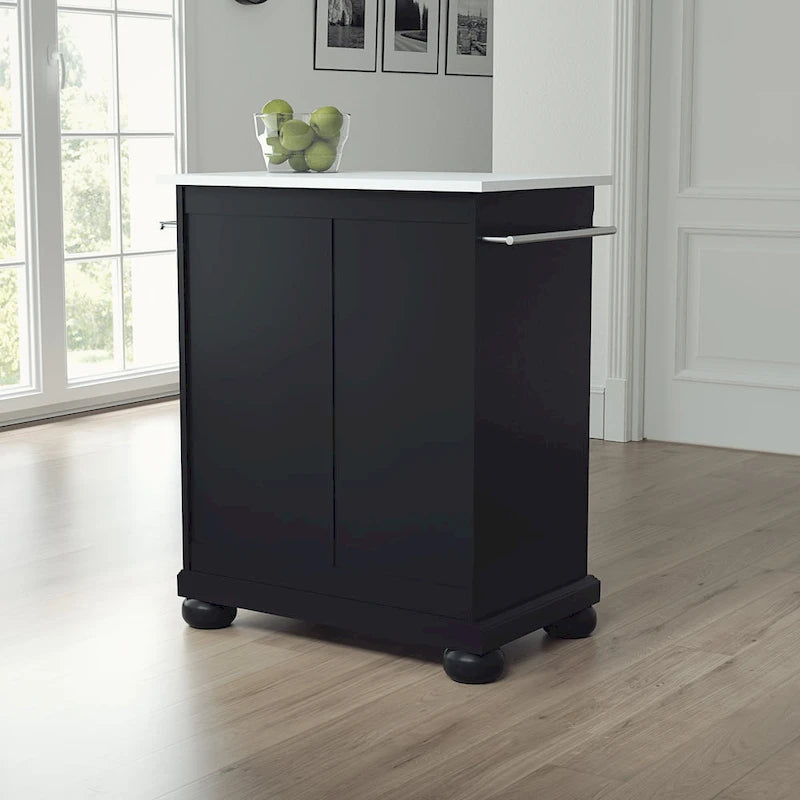 Crosley Alexandria Granite Top Portable Kitchen Island/Cart - 31W x 18D x 35.5H