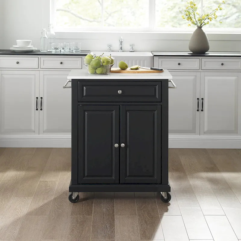 Crosley Portable Granite Top Kitchen Cart - 31W x 18D x 35.5H
