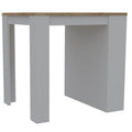TUHOME Tanna Kitchen Counter Island with 3 Shelves - 36 W x 31L