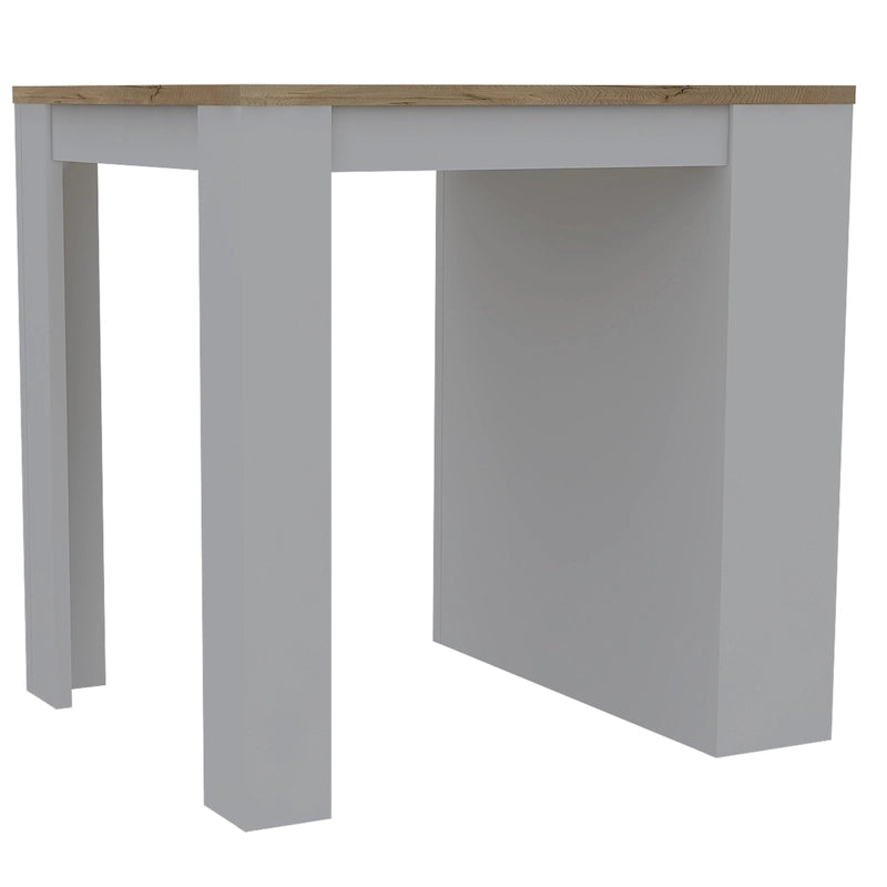 TUHOME Tanna Kitchen Counter Island with 3 Shelves - 36 W x 31L